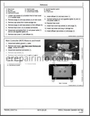 Photo 2 - JD 350DLC Operation & Test Technical Manual TM2359