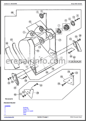 Photo 6 - JD 350DLC Technical Repair Manual TM2360