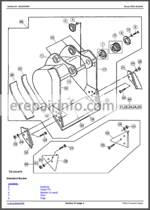 Photo 7 - JD 350DLC Technical Repair Manual TM2360