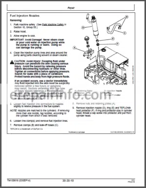 Photo 6 - JD 3033R 3038R 3039R 3045R 3046R Diagnostic and Repair Technical Manual TM130619