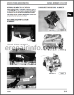 Photo 2 - JD 325 335 345 Technical Repair Manual TM1760