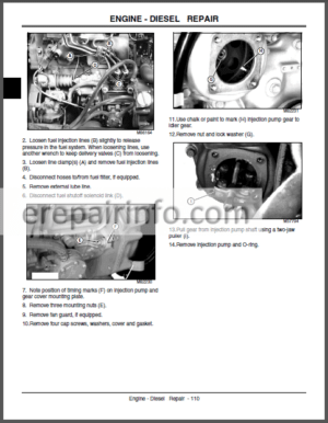 Photo 8 - JD 3215 3215A 3215B 3225B 3235 3235A 3235B Technical Repair Manual TM1534