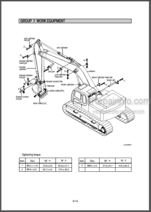 Photo 9 - Hyundai R140LC-7A Repair Manual Crawler Excavator