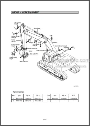 Photo 11 - Hyundai R140LC-7A Repair Manual Crawler Excavator