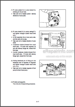Photo 12 - Hyundai R140LC-7 Repair Manual Crawler Excavator