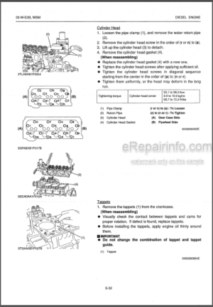 Photo 8 - Kubota Operators Manual D1503ME To D1803ME V2003ME To V2403ME Diesel Engine