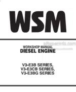 Photo 4 - Kubota V3-E3B V3-E3CB V3-E3BG Workshop Manual Diesel Engine