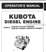 Photo 5 - Kubota Operators Manual D1503ME To D1803ME V2003ME To V2403ME Diesel Engine