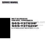 Photo 5 - Mitsubishi S6S-Y3T61HF S6S-Y3T62HF Service Manual
