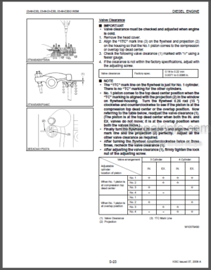 Photo 6 - Kubota 03-M-E3B 03-M-DI-E3B 03-M-E3BG Workshop Manual Diesel Engine