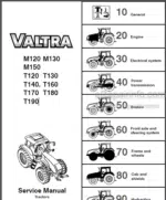 Photo 4 - Valtra M120 M130 M150 T120 T130 T140 T160 T170 T180 T190 Service Manual Tractors
