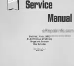 Photo 4 - Cub Cadet Engine Fuel And Electrical Systems Service Manual Brigs And Stratton One Cylinder