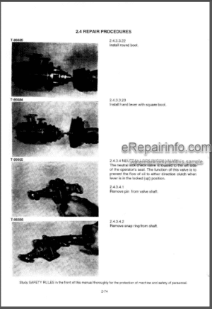 Photo 10 - Fiatallis FD 175 Operation And Maintenance Instruction Manual Crawler Dozer