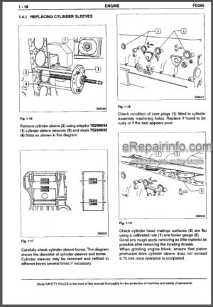 Photo 1 - Fiatallis FD255 Operation And Maintenance Service Manual Crawler Dozer