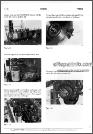 Photo 8 - Fiatallis FX140 FX140 LC Phoenix Series Operation Maintenance / Parts Catalog And Service Manual Crawler Excavator