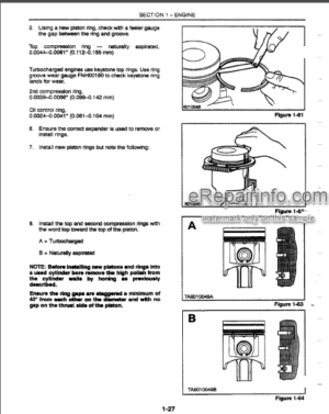 Photo 12 - Fiatallis FT110 Operation Maintenance / Parts Catalog And Service Manual Tractor Loader Backhoe