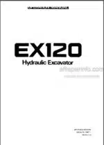 Photo 4 - Hitachi EX120 Operation Manual Hydraulic Excavator EM12H-1-4
