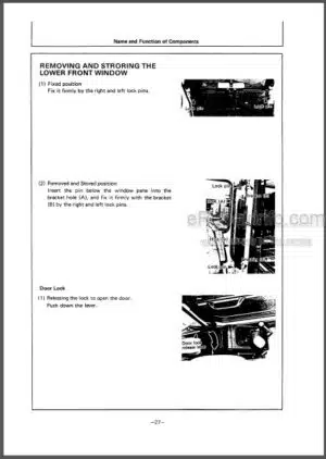 Photo 9 - Hitachi EX120 Operation Manual Hydraulic Excavator EM12H-1-4