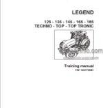 Photo 4 - Landini DeltaSix New Legend 125 135 145 165 185 Techno Top Toptronic Training Repair Manual Tractors