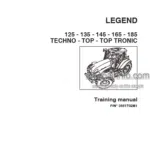 Photo 4 - Landini Legend 125 135 145 165 185 Techno Top Tronic Training Repair Manual Tractors