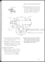 Photo 5 - Mitsubishi MT160 160D MT180 180D MT180D 180HD Repair Manual Tractors