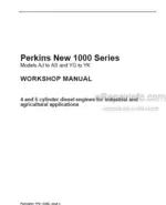Photo 4 - Perkins 1000 Series AJ To AS YG To YK Workshop Manual Diesel And Gas Engines