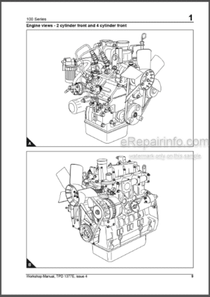 Photo 2 - Perkins 102-05 103-07 103-10 103-13 103-15 104-19 104-22 Workshop Manual Diesel Engines