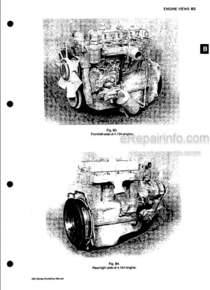 Photo 13 - Perkins 200 Series 4.135 4.154 4.182 Workshop Manual Diesel Engines