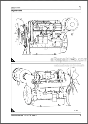 Photo 13 - Perkins 2800 Series 2806C-E18 TAG1 TAG2 TAG3 Workshop Manual Diesel Engines