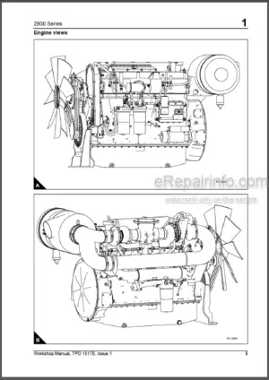 Photo 5 - Perkins 2800 Series 2806C-E18 TAG1 TAG2 TAG3 Workshop Manual Diesel Engines