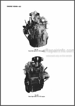Photo 7 - Perkins 3.152 D3.152 3.1522 3.1524 T3.1524 D3.152M 3HD46 Workshop Manual Diesel And Marine Engines