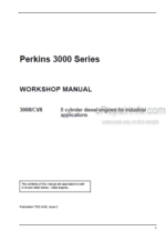 Photo 4 - Perkins 3000 Series 3008 CV8 Workshop Manual Diesel Engines