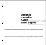 Photo 4 - Perkins 4.2032 Workshop Manual Diesel Engine