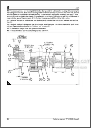 Photo 12 - Perkins 4.41 Series Model LM Workshop Manual Diesel Engine