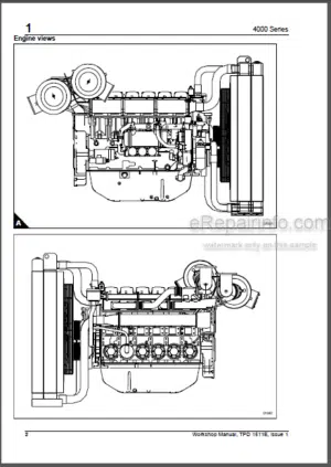 Photo 3 - Perkins 4000 Series 4006-23 TAG1A TAG2A TAG3A Workshop Manual Diesel Engines