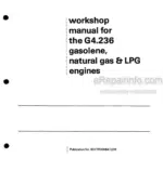 Photo 4 - Perkins G4.236 Workshop Manual Gasoline Natural Gas LPG Engine
