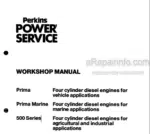 Photo 4 - Perkins Prima Prima Marine 500 Series Workshop Manual Diesel Engines