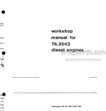 Photo 4 - Perkins T6.3543 Workshop Manual Diesel Engine