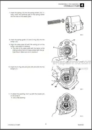 Photo 8 - Takeuchi TB175 Workshop Manual Compact Excavator