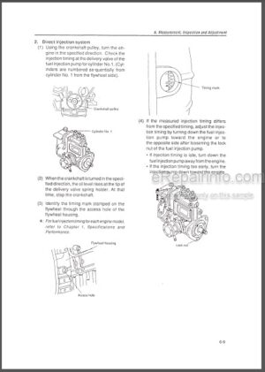 Photo 11 - Yanmar TNE Series Service Manual Engine