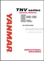 Photo 4 - Yanmar TNV Series 3TNV82A To 3TNV88 4TNV84 To 4TNV106T Service Manual Engines