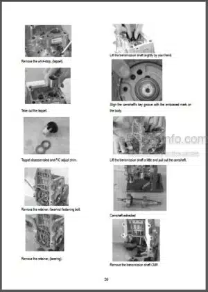 Photo 4 - Yanmar YPD-MP2 YPD-MP4 Service Manual Fuel Injection Equipment M9961-03E070