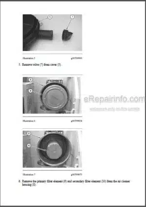 Photo 8 - Caterpillar 303.5C CR Repair Manual Mini Hydraulic Excavator