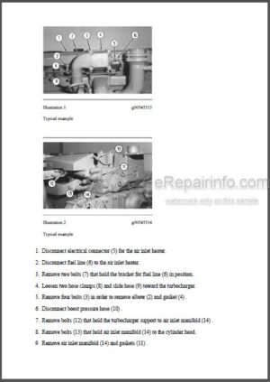 Photo 1 - Caterpillar 416C Repair Manual Backhoe Loader