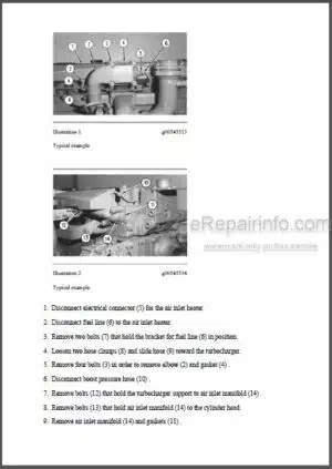 Photo 1 - Caterpillar 416C Repair Manual Backhoe Loader
