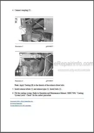 Photo 11 - Caterpillar E200B EL200B Repair Manual Excavator 6KF 7DF