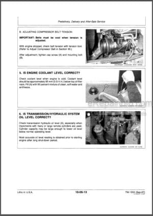 Photo 8 - JD JD500-C Technical Manual Loader Backhoe TM1038