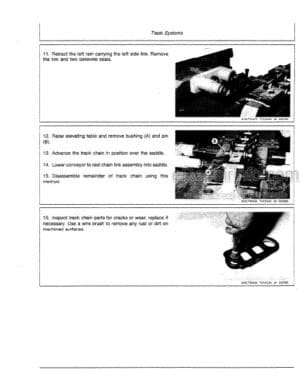 Photo 10 - JD 550B 555B Technical Manual Crawler Dozer Crawler Loader TM1331