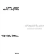 Photo 3 - JD 644C 646C Technical Manual Loader Compactor TM1229