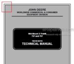 Photo 4 - John Deere 737 757 Technical Manual Mid-Mount Z-Trak TM2199